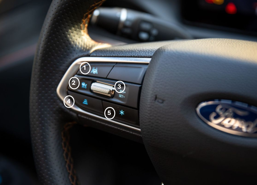 Volante Multifuncional - Comandos do Lado Esquerdo