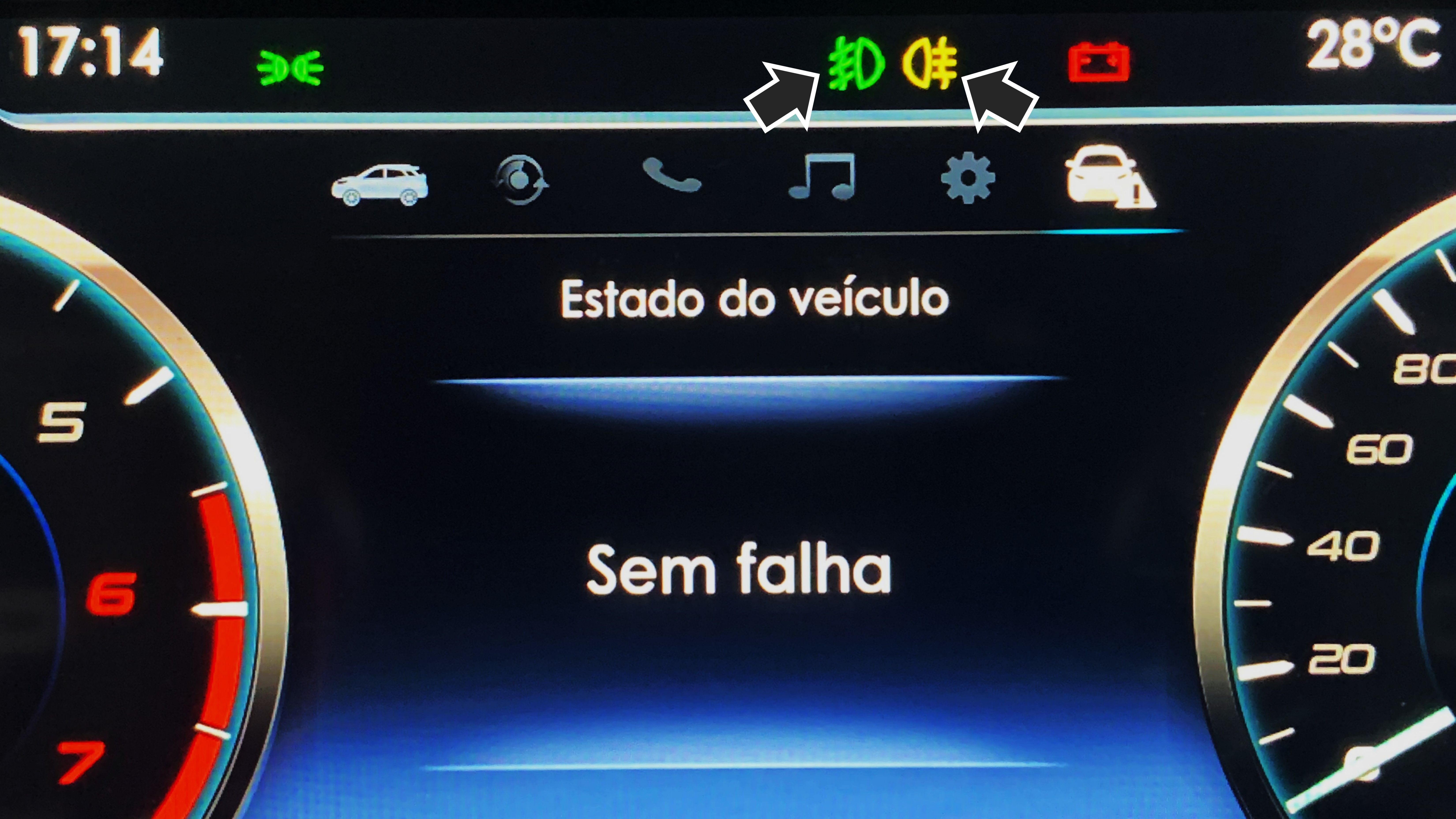 Acendimento dos Faróis de Neblina