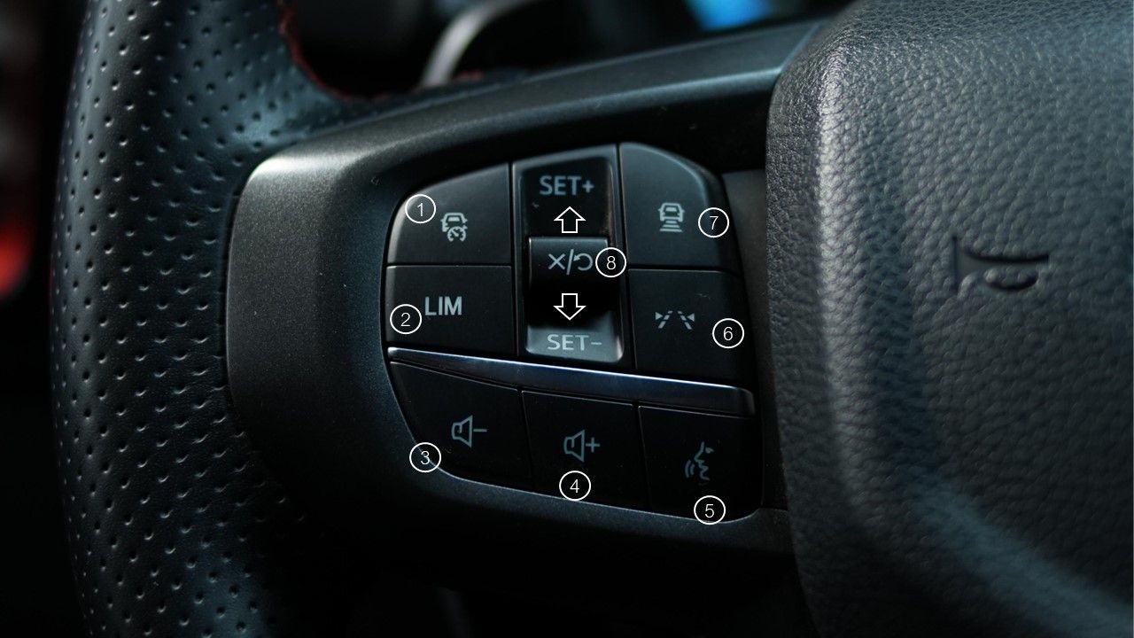 Volante Multifuncional (comandos lado esquerdo)